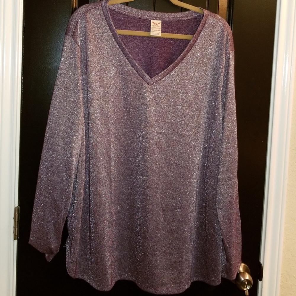 Shimmery Purple Top